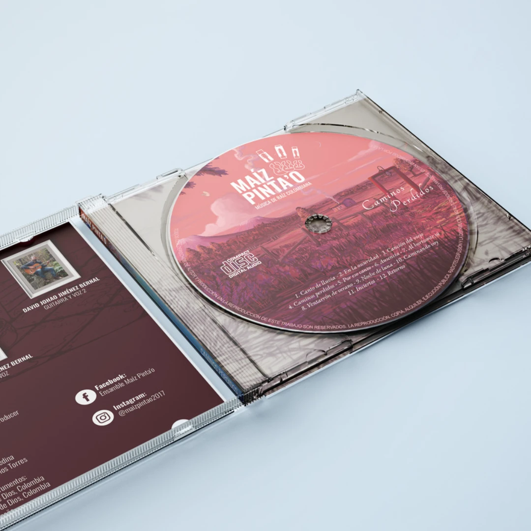 Maíz Pinta'o - CD Caminos Perdidos - Portada